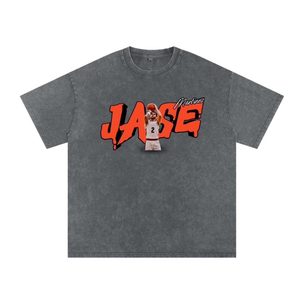 Jase Martinez Snow Washed Oversized TEE