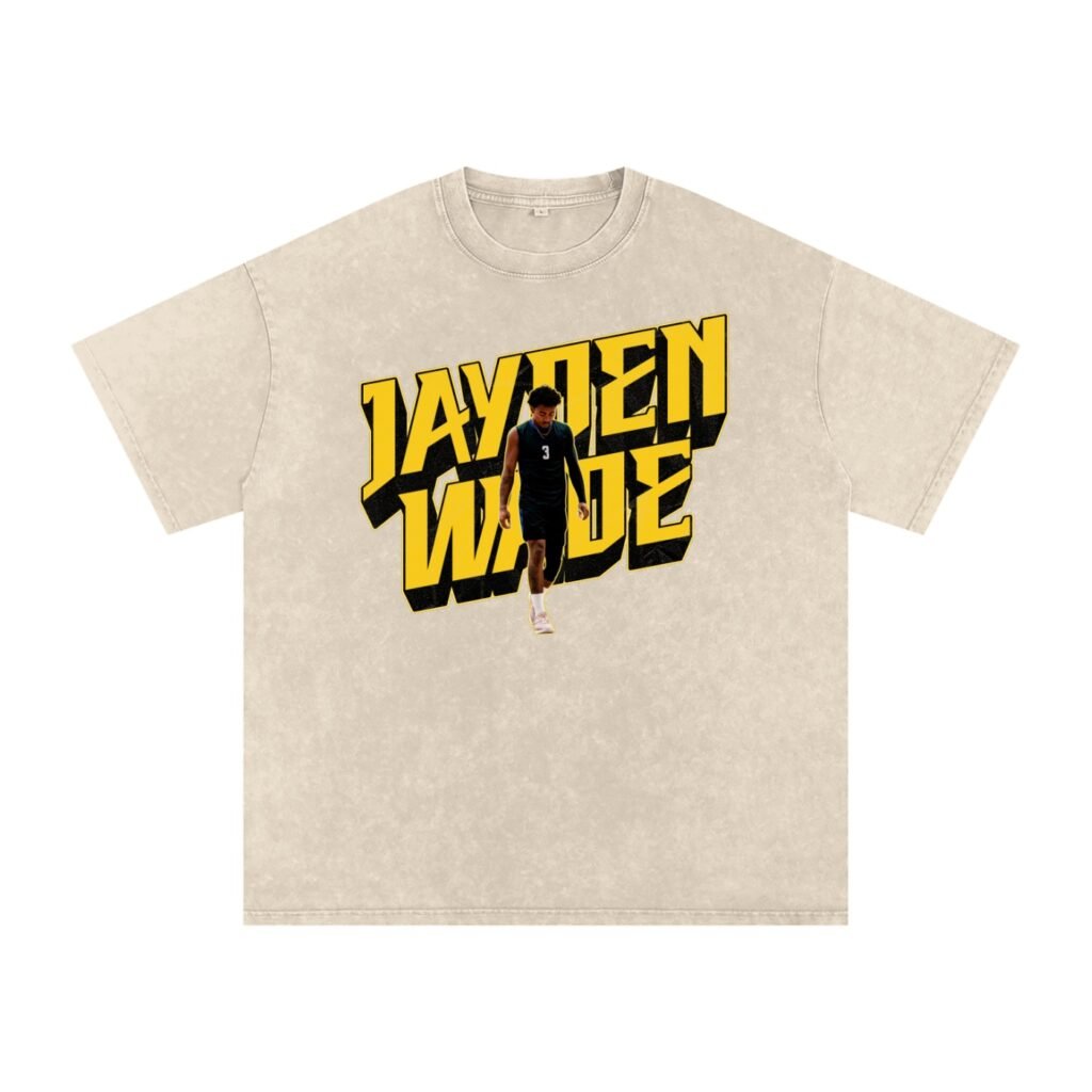 Jayden Wade Snow Washed Oversized TEE