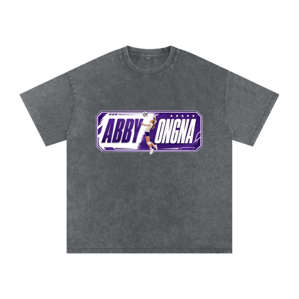 Abby Ongna Snow Washed Oversized TEE