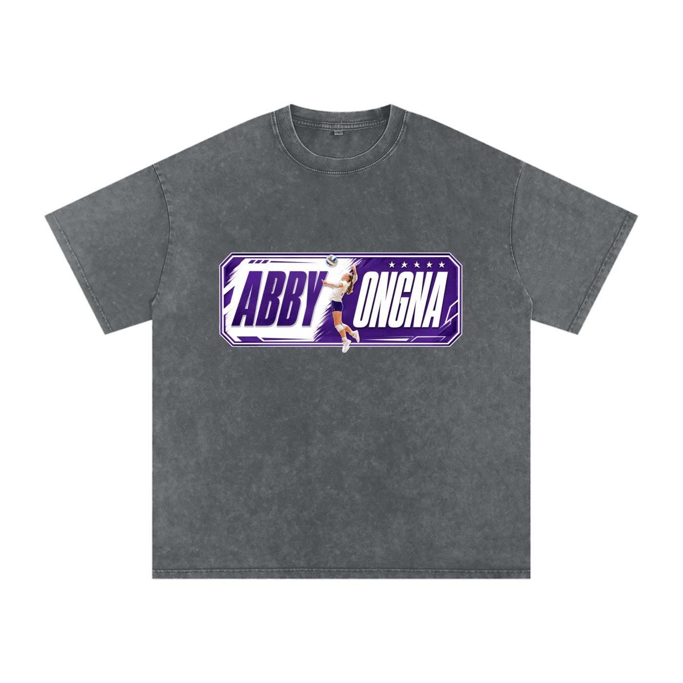 Abby Ongna Snow Washed Oversized TEE - Image 4