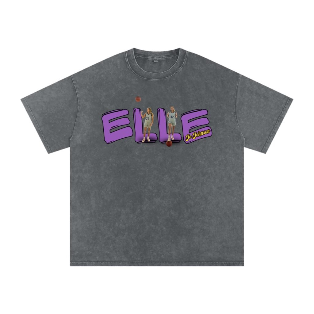 Elle Jo Johnson Snow Washed Oversized TEE