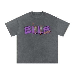 Elle Jo Johnson Snow Washed Oversized TEE - Image 4