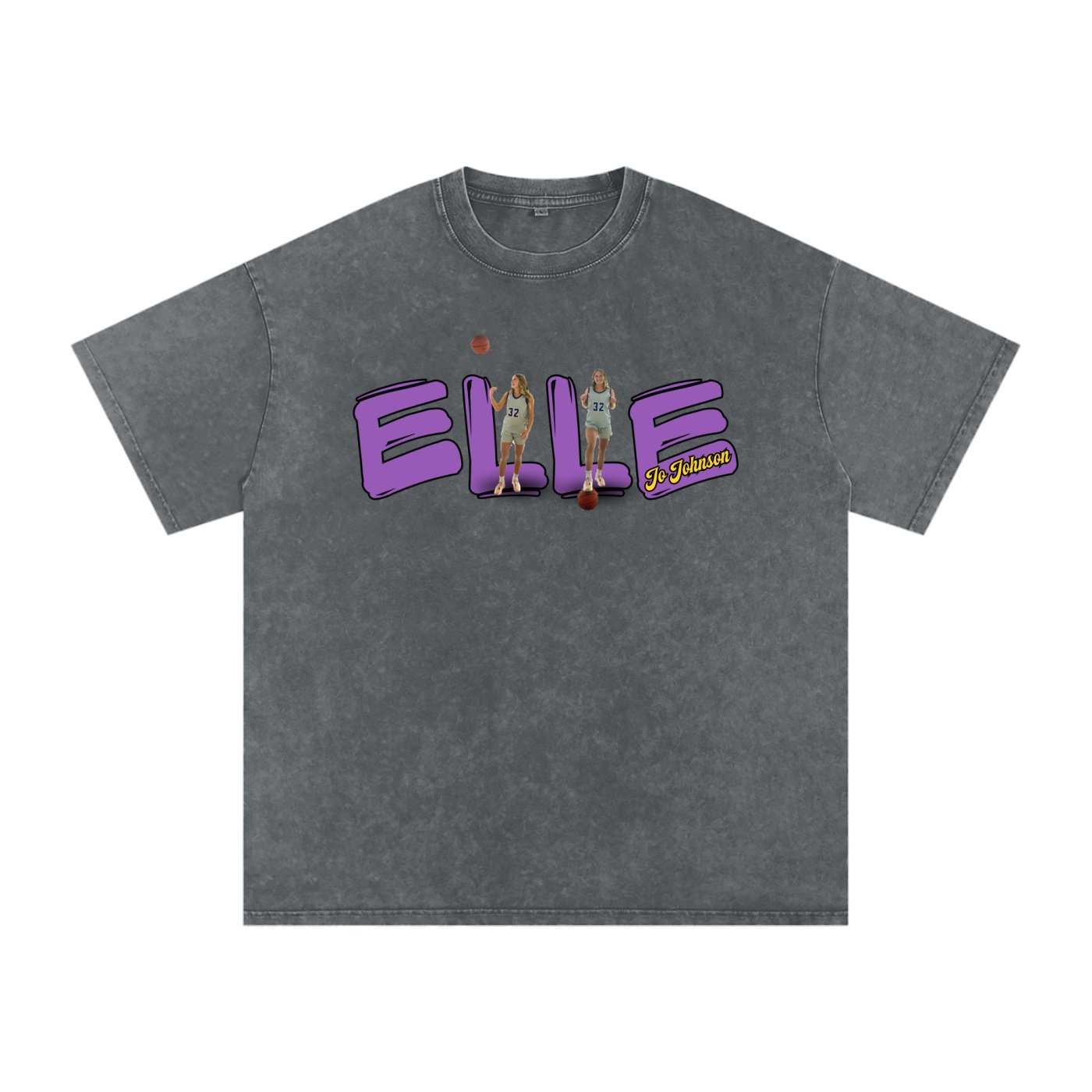 Elle Jo Johnson Snow Washed Oversized TEE - Image 4