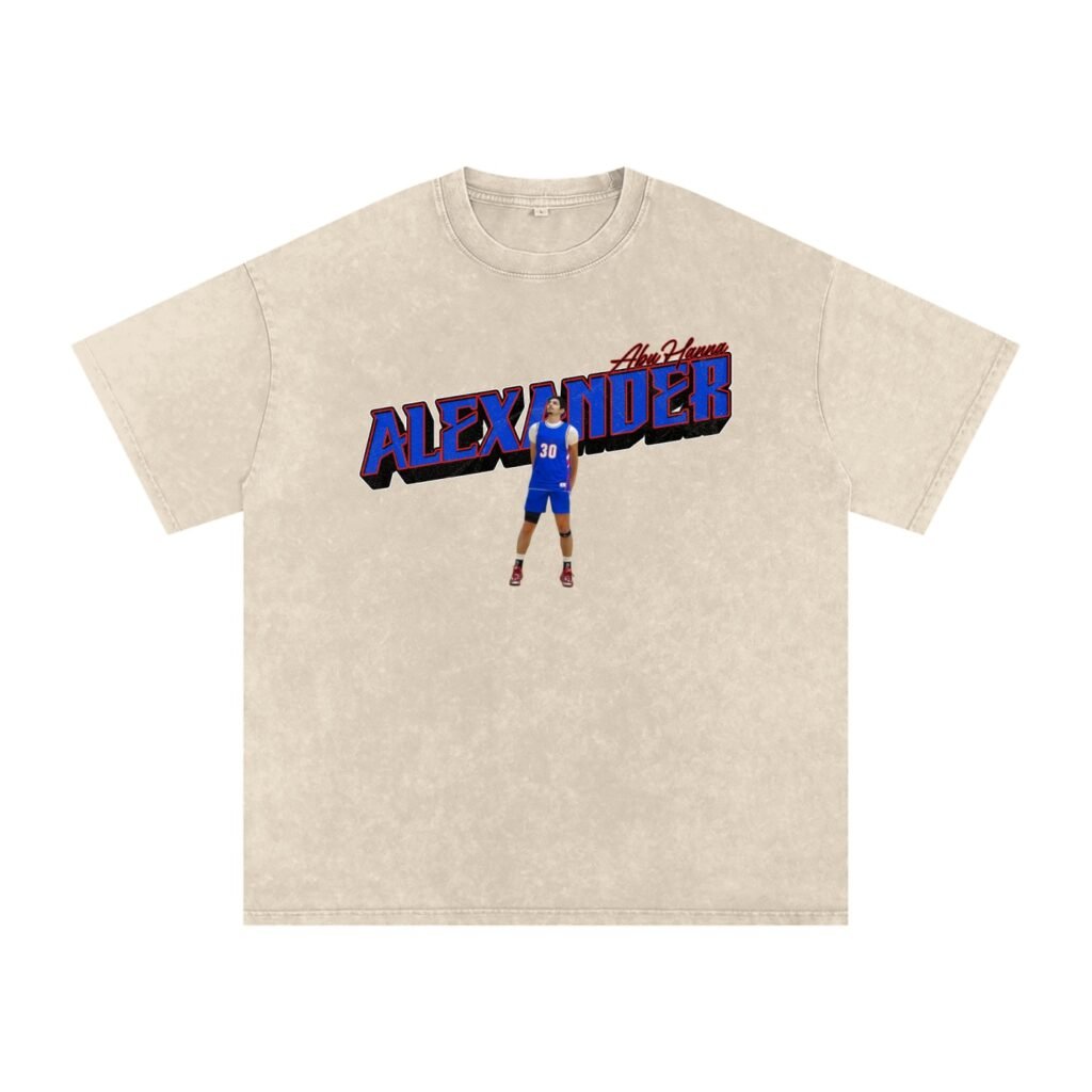 Alexander Abu Hanna Snow Washed Oversized TEE