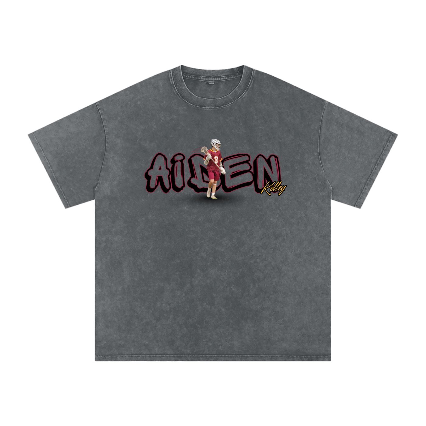 Aiden Kelley Snow Washed Oversized TEE - Image 4