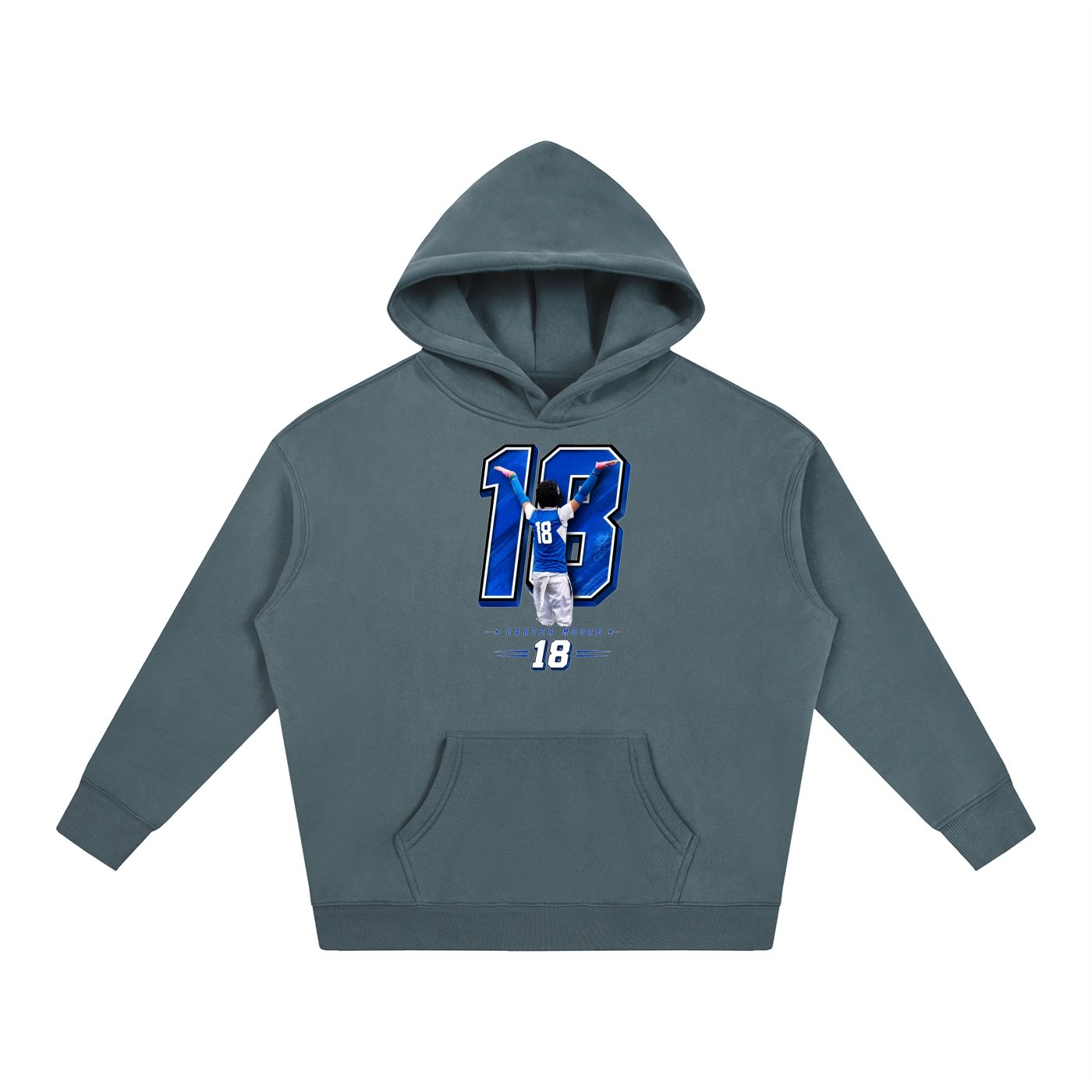 Carter Moore Oversize Fleeced Hoodie - Image 4