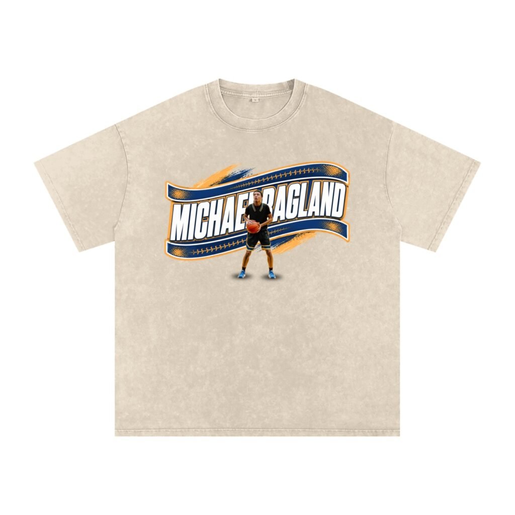 Michael Ragland Snow Washed Oversized TEE