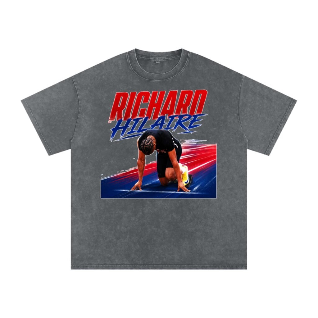 Richard Hilaire Snow Washed Oversized TEE