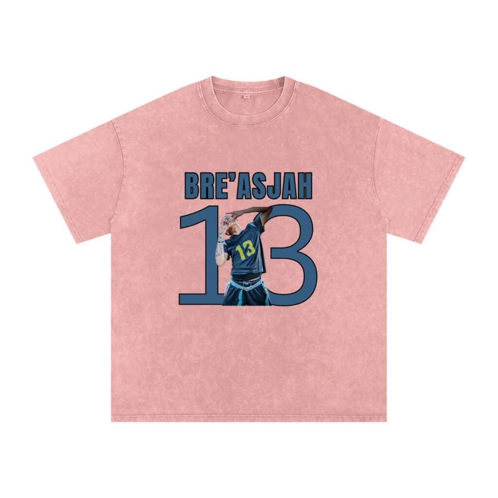 Bre'asjah Snow Washed Oversized TEE