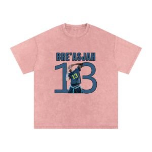 Bre'asjah Snow Washed Oversized TEE - Image 5