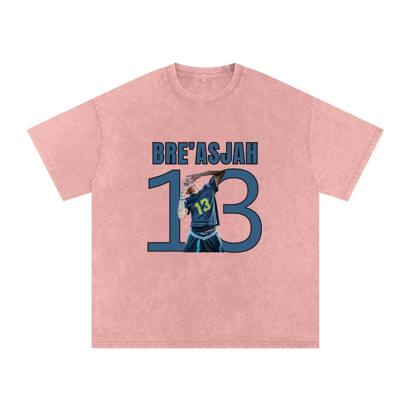 Bre'asjah Snow Washed Oversized TEE - Image 5