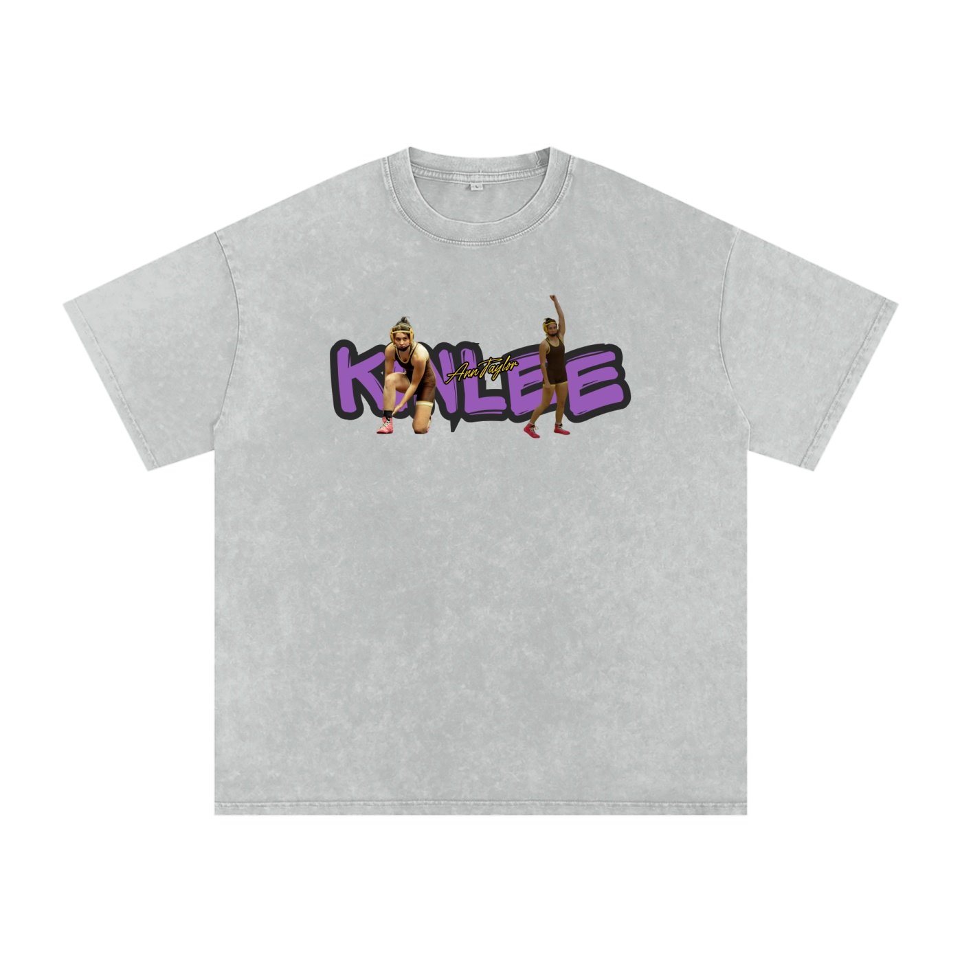 Kinlee Ann Taylor Snow Washed Oversized TEE - Image 3