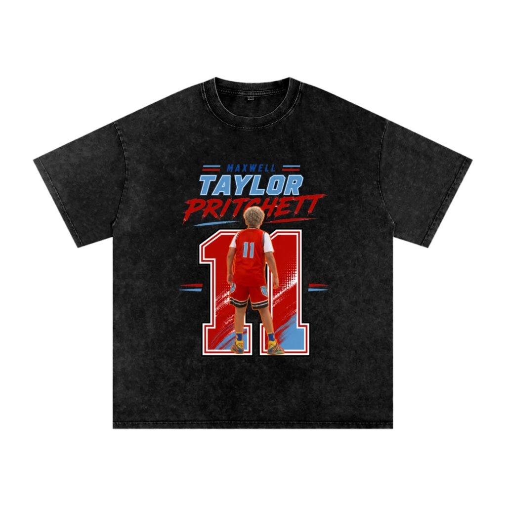 Maxwell Taylor Pritchett Snow Washed Oversized TEE