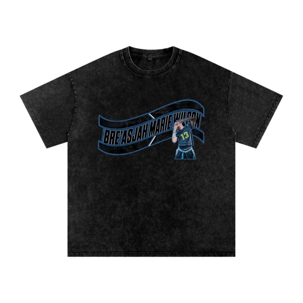 Bre'asjah Snow Washed Oversized TEE