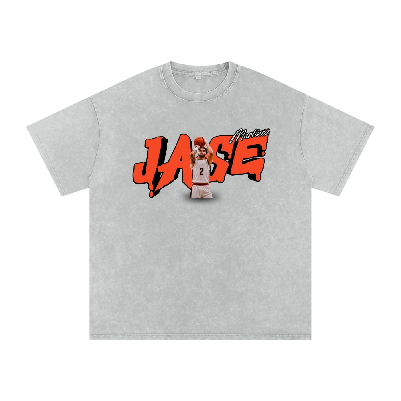 Jase Martinez Snow Washed Oversized TEE - Image 3
