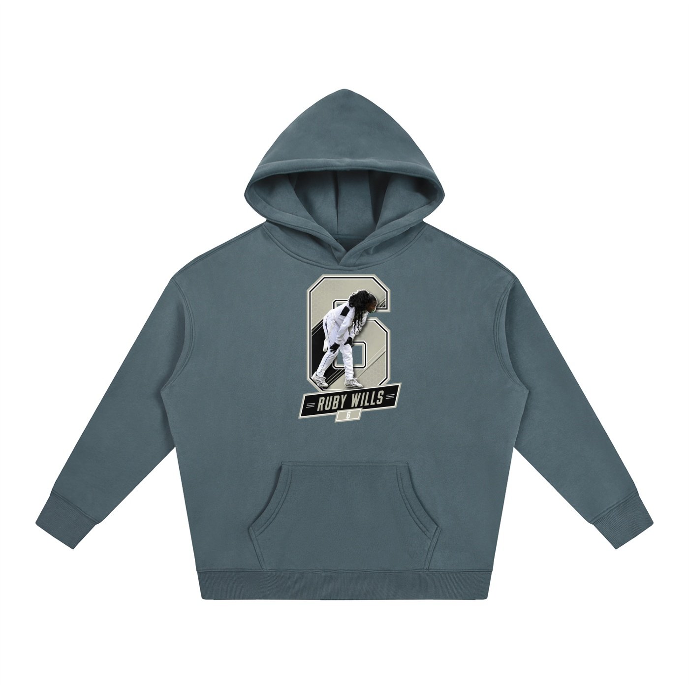 Ruby wills Oversize Fleeced Hoodie - Image 4