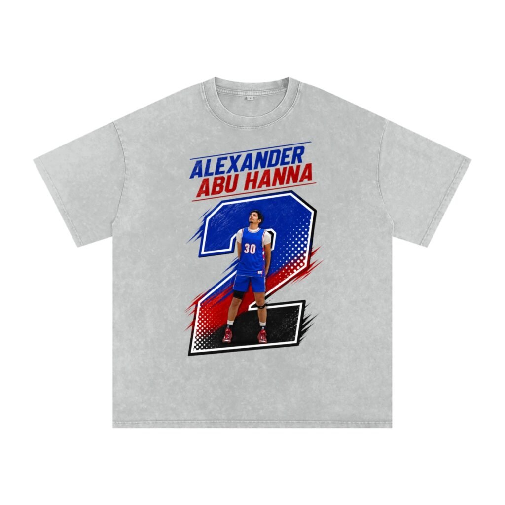 Alexander Abu Hanna Snow Washed Oversized TEE