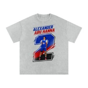 Alexander Abu Hanna Snow Washed Oversized TEE - Image 3