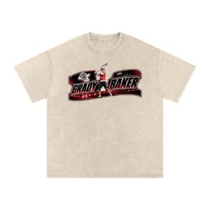 Grady Baker Snow Washed Oversized TEE - Image 2