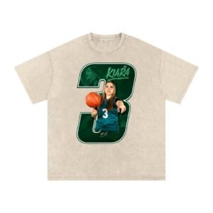 Kiara Vaselaros Snow Washed Oversized TEE - Image 2
