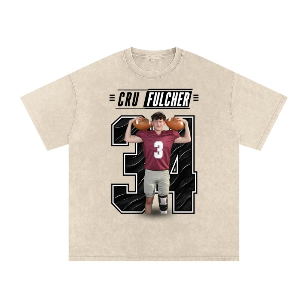 Cru Felcher  Snow Washed Oversized TEE