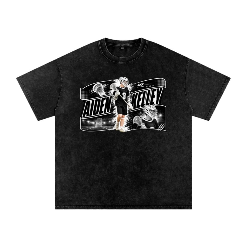 Aiden Kelley Snow Washed Oversized TEE