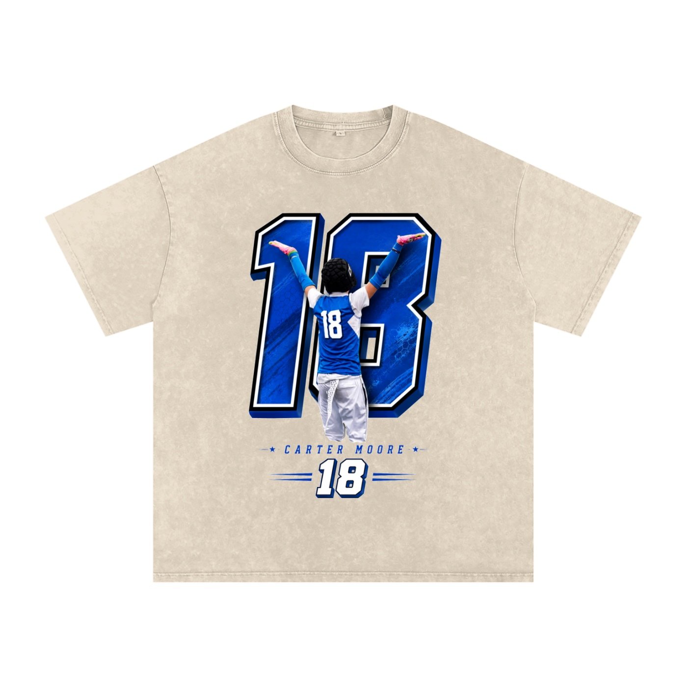 Carter Moore Snow Washed Oversized TEE - Image 2