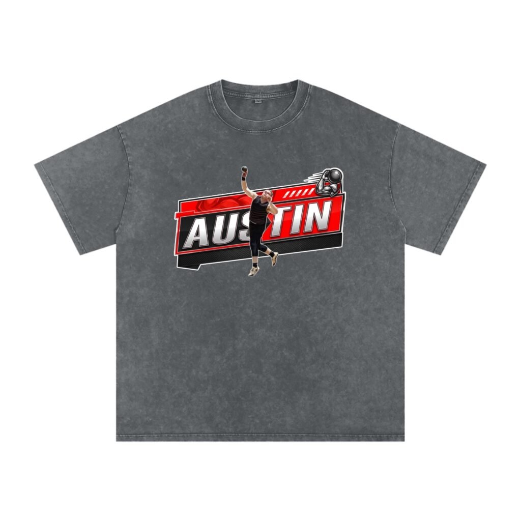 Austin Snow Washed Oversized TEE