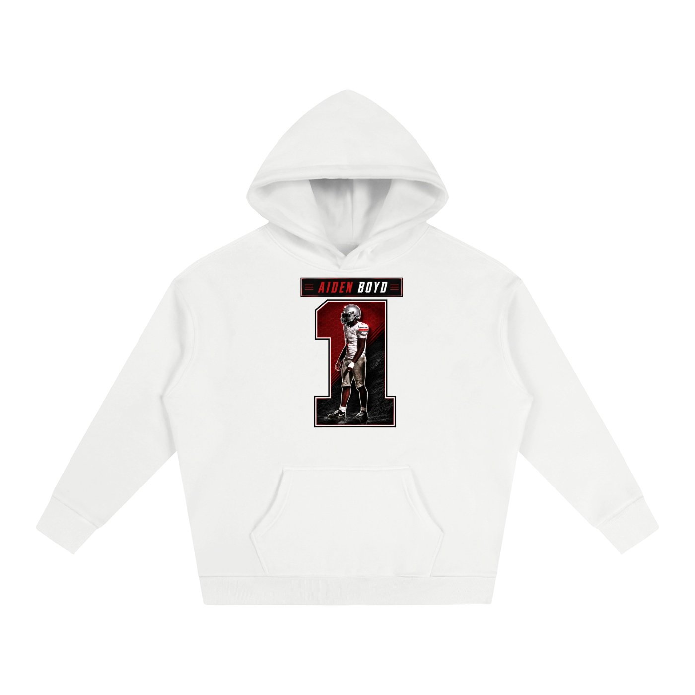 Aiden Boyd Oversize Fleeced Hoodie - Image 2