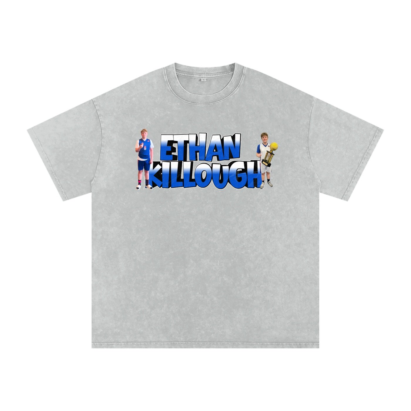 Ethan killough Snow Washed Oversized TEE - Image 3