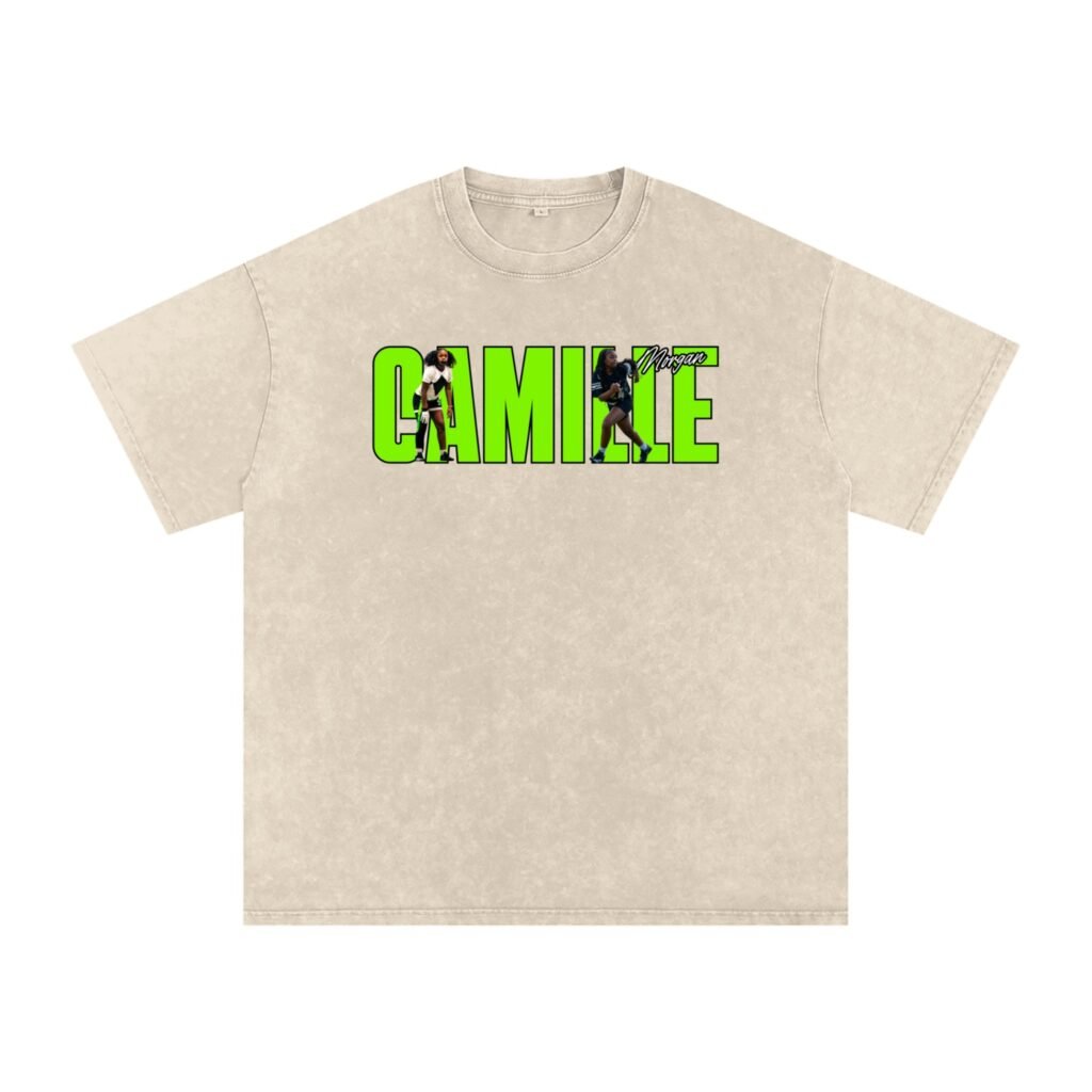 Camille Morgan Snow Washed Oversized TEE