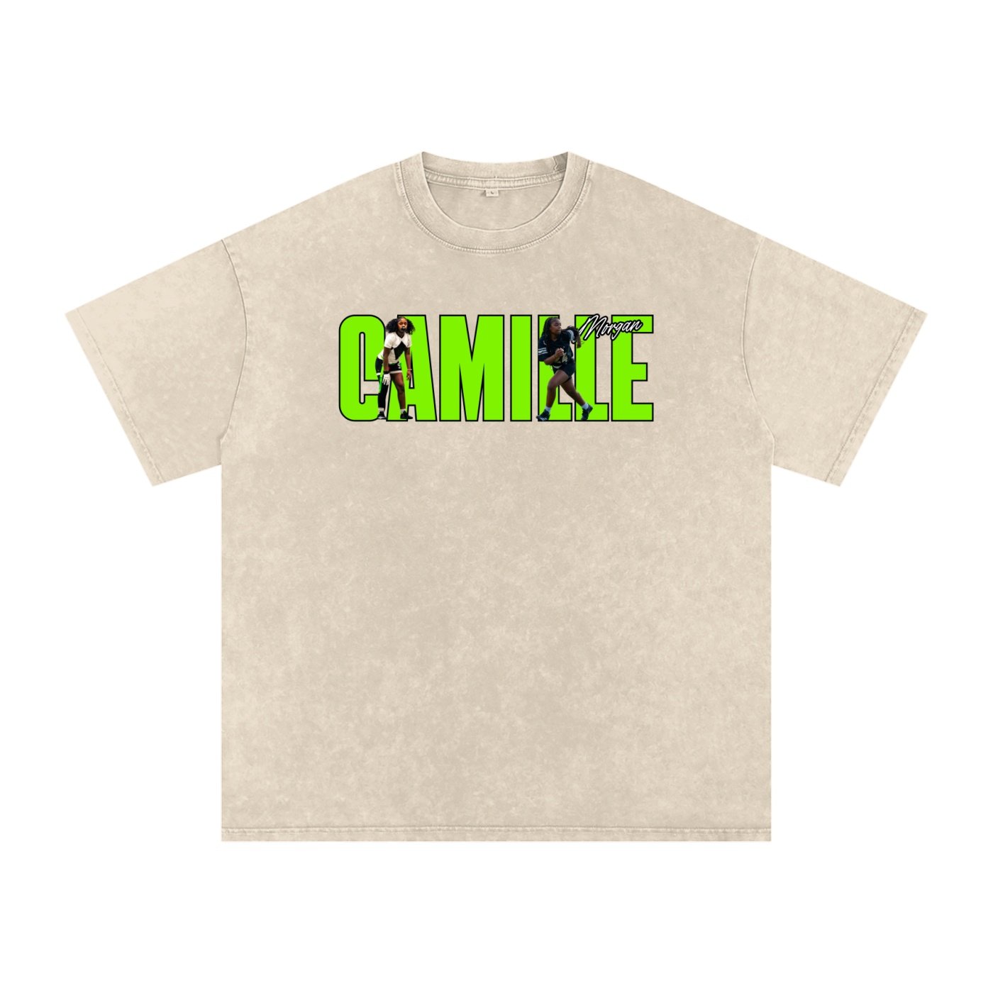 Camille Morgan Snow Washed Oversized TEE - Image 2
