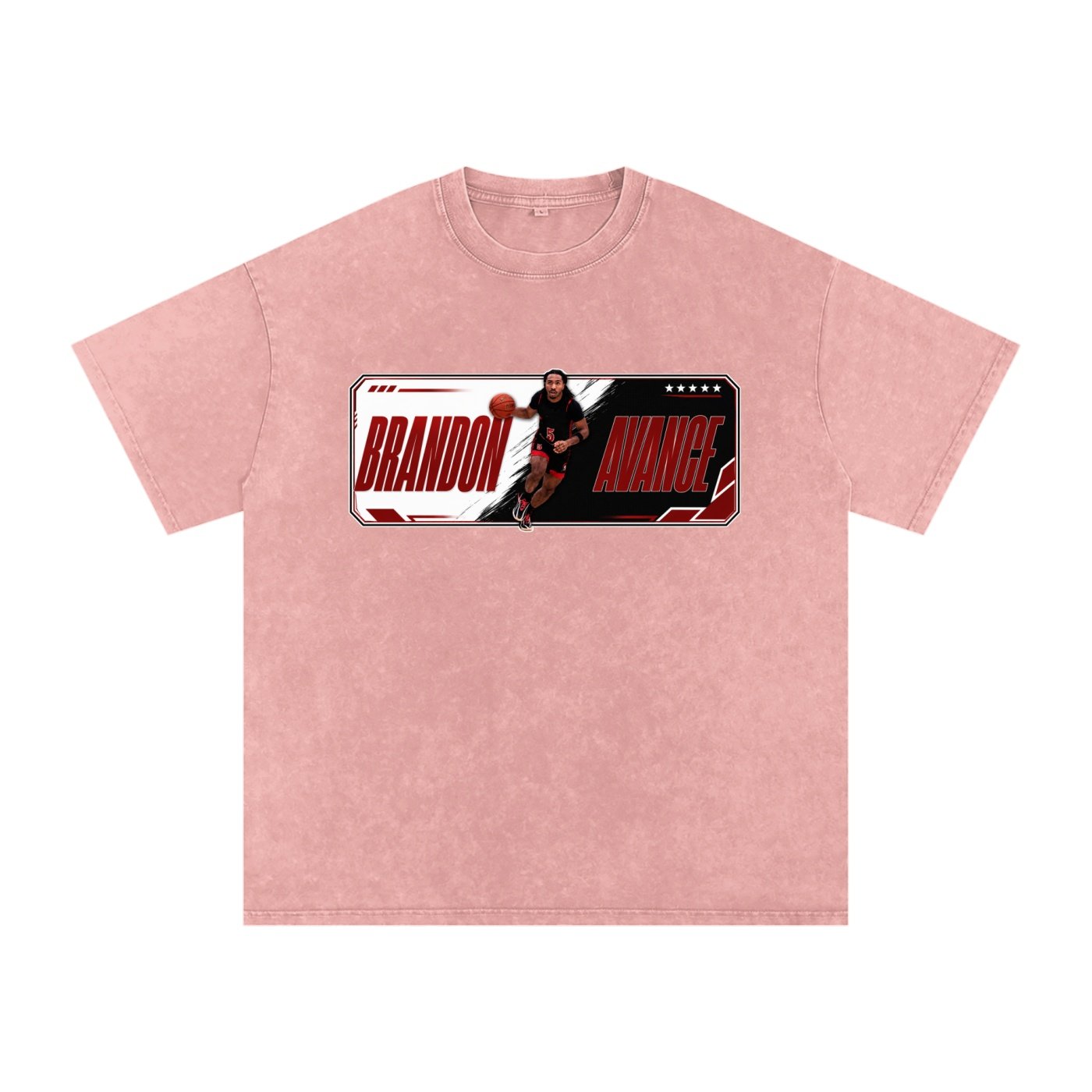 Brandon Avance Snow Washed Oversized TEE - Image 5