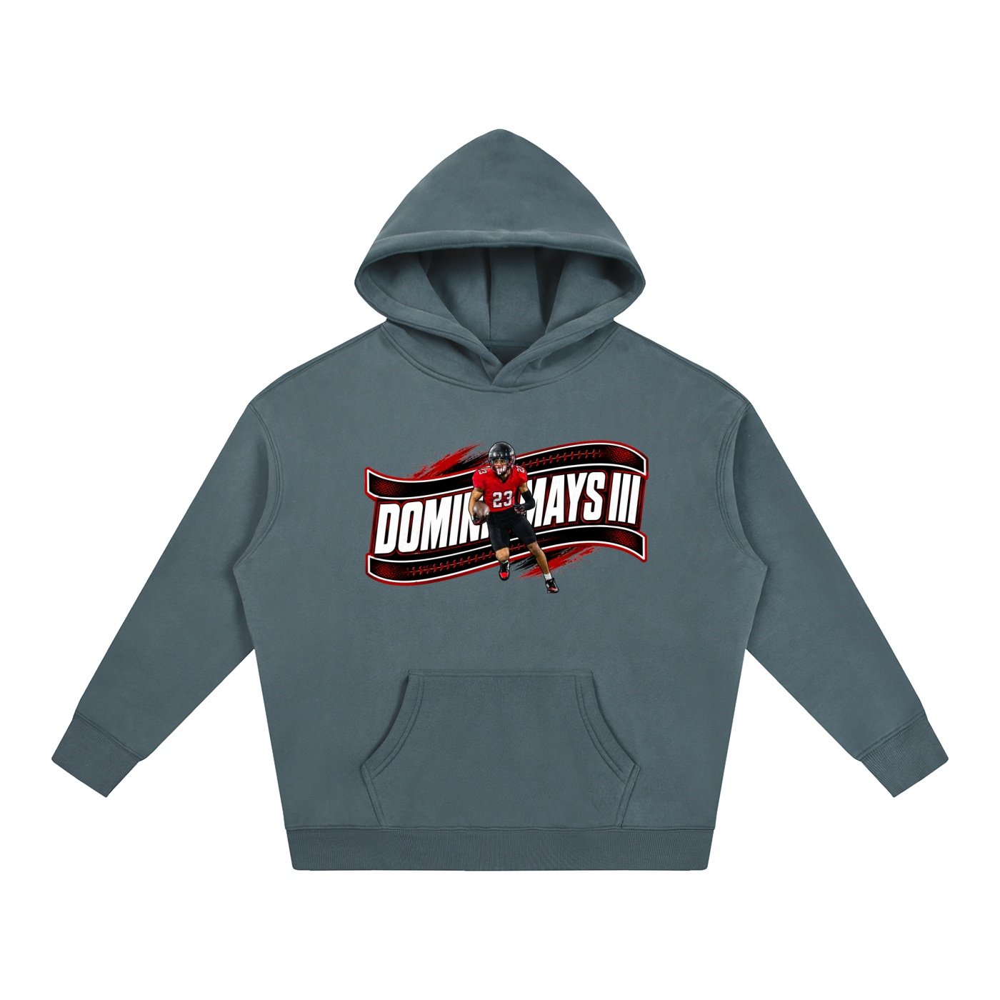 Dominic Mays III Oversize Fleeced Hoodie - Image 4
