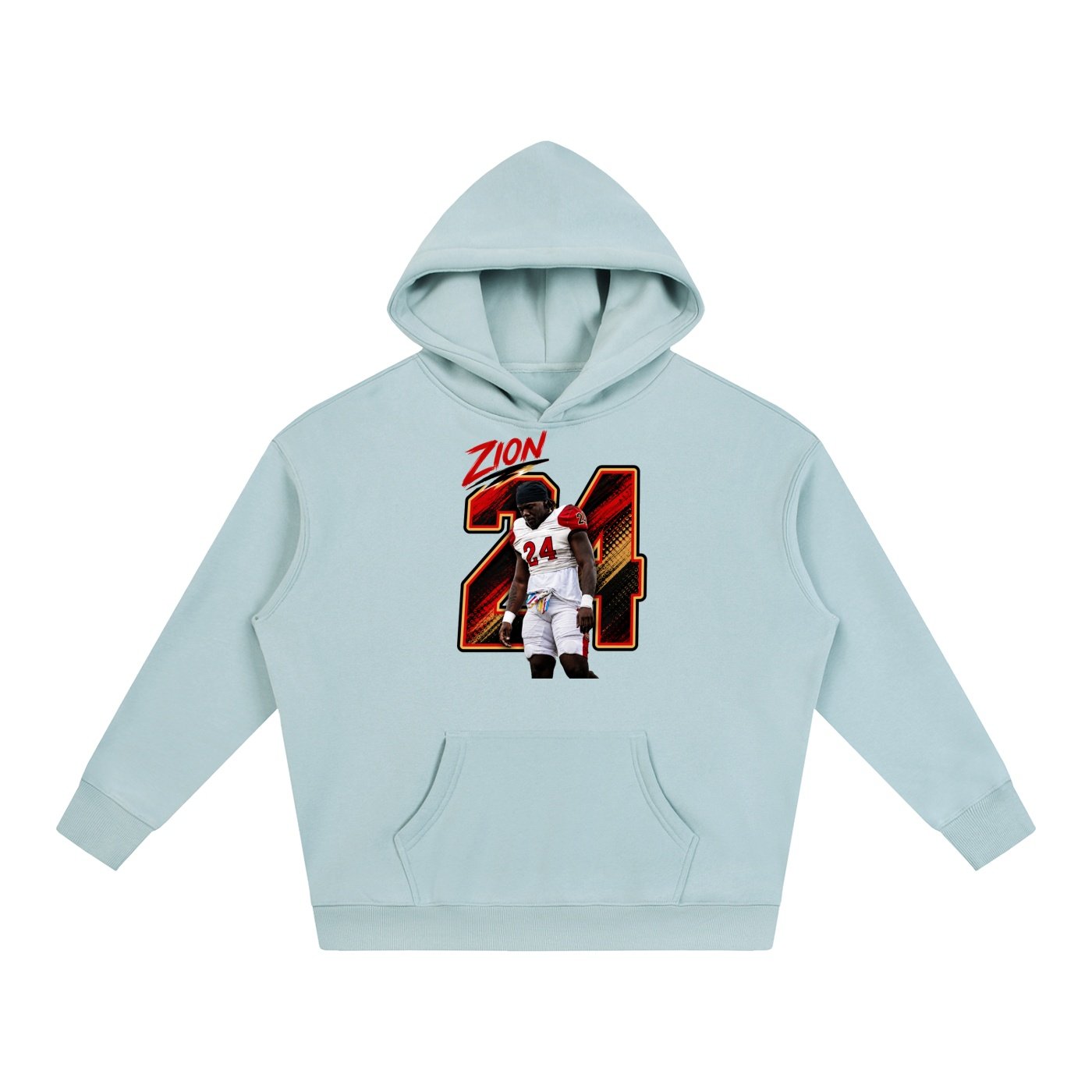 Zion Ntemi Oversize Fleeced Hoodie - Image 3
