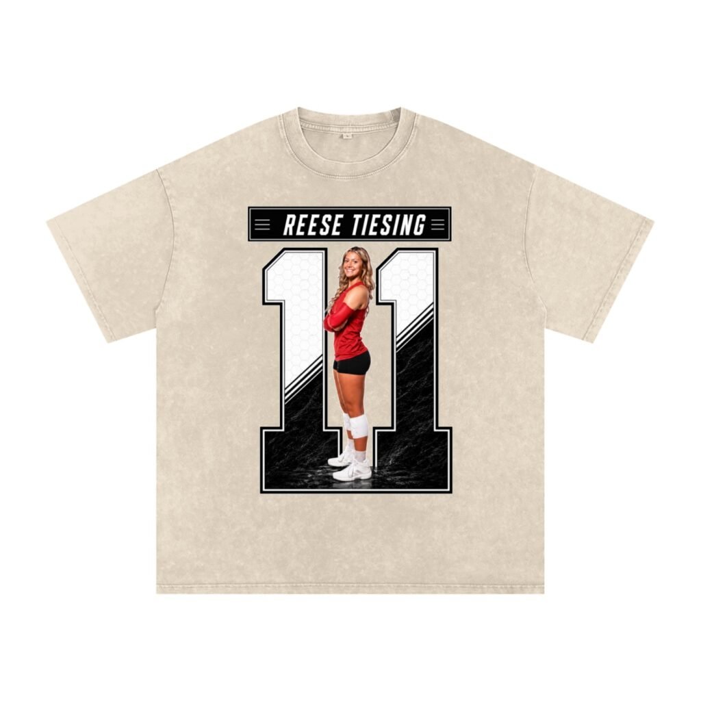 Reese Tiesing Snow Washed Oversized TEE
