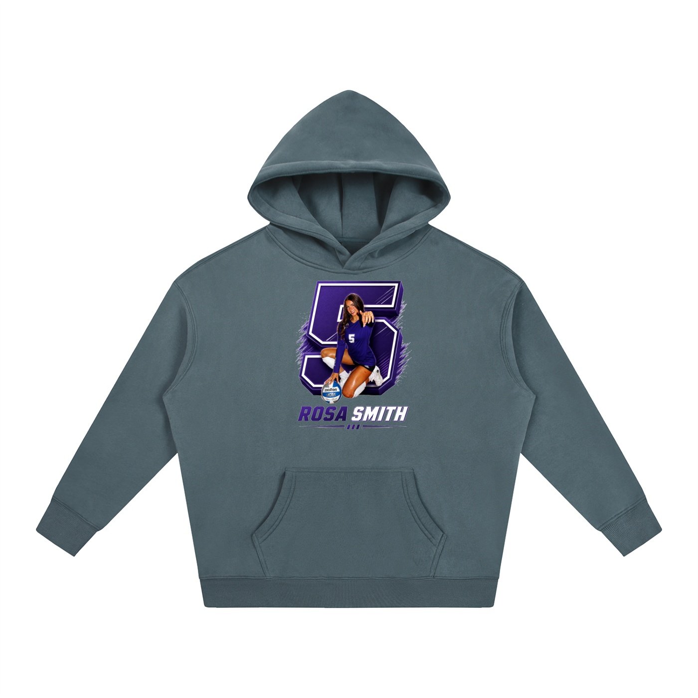 Rosa Smith Oversize Fleeced Hoodie - Image 4