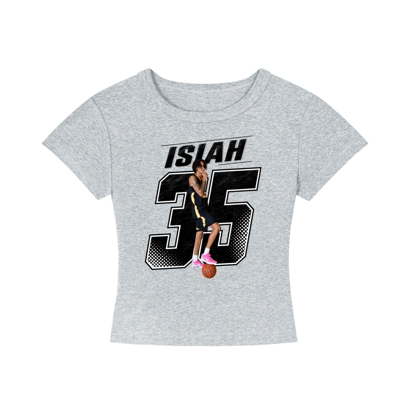 Isiah Ayala Women's CropTop - Image 2