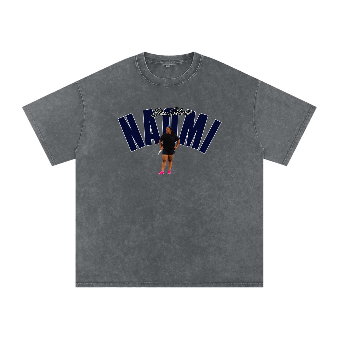 Naomi Diaz Salazar Snow Washed Oversized TEE - Image 4