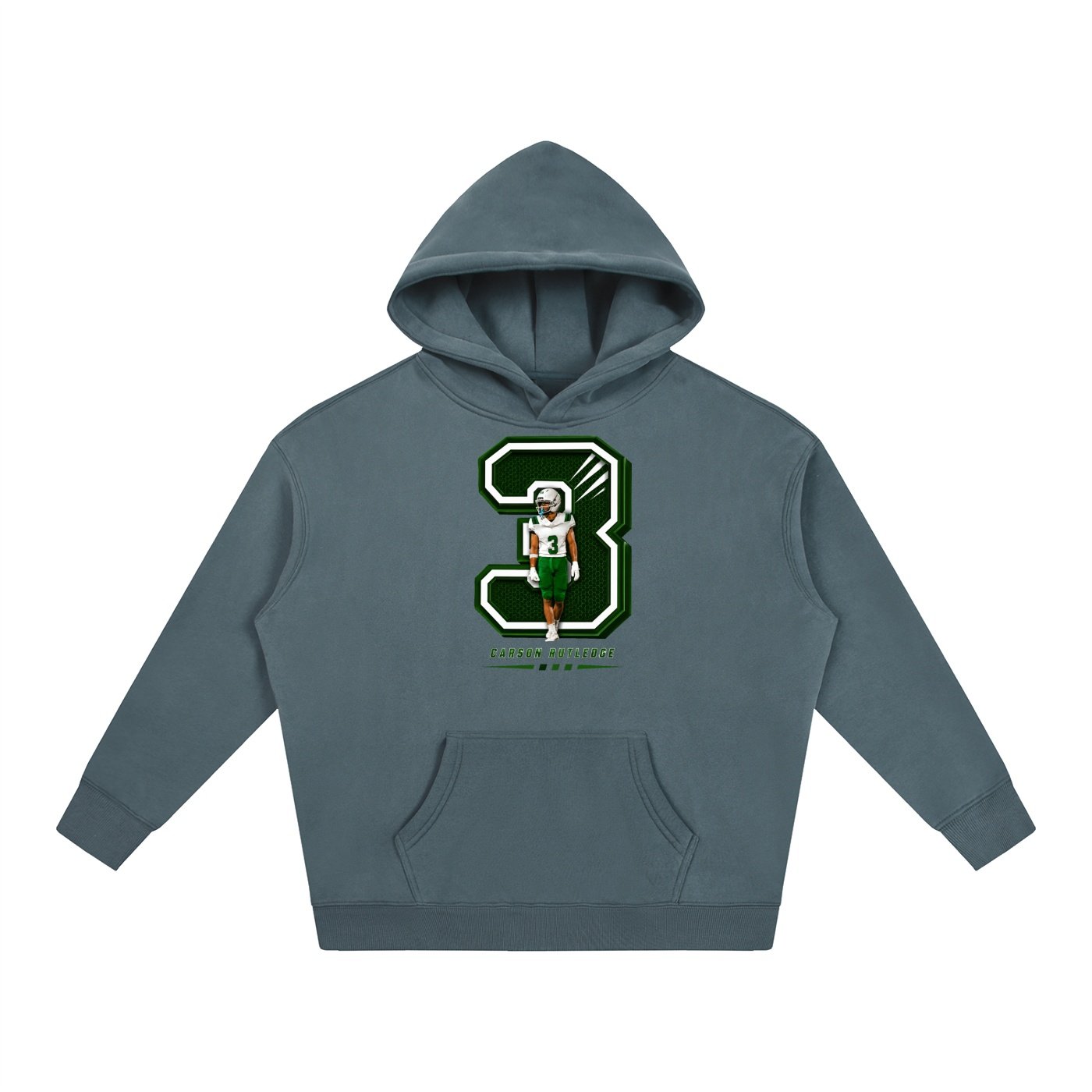 Carson Rutledge Oversize Fleeced Hoodie - Image 4