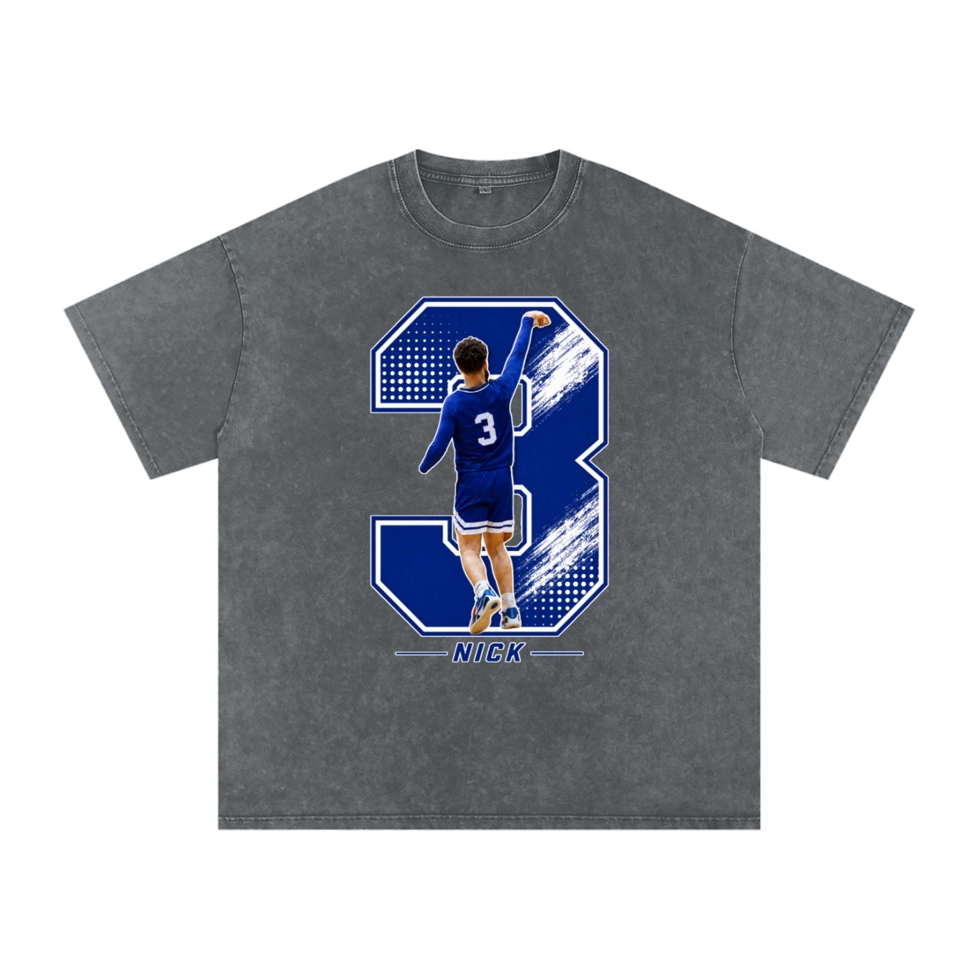 Nick Parker Snow Washed Oversized TEE - Image 4