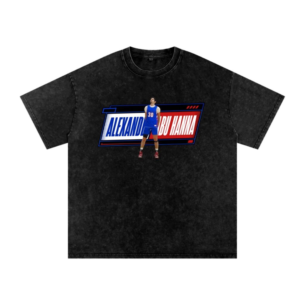 Alexander Abu Hanna Snow Washed Oversized TEE