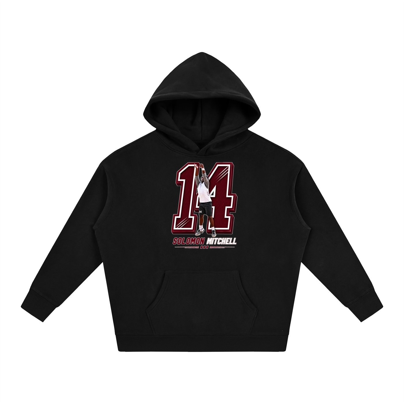 Solomon Mitchell Oversize Fleeced Hoodie - Image 1