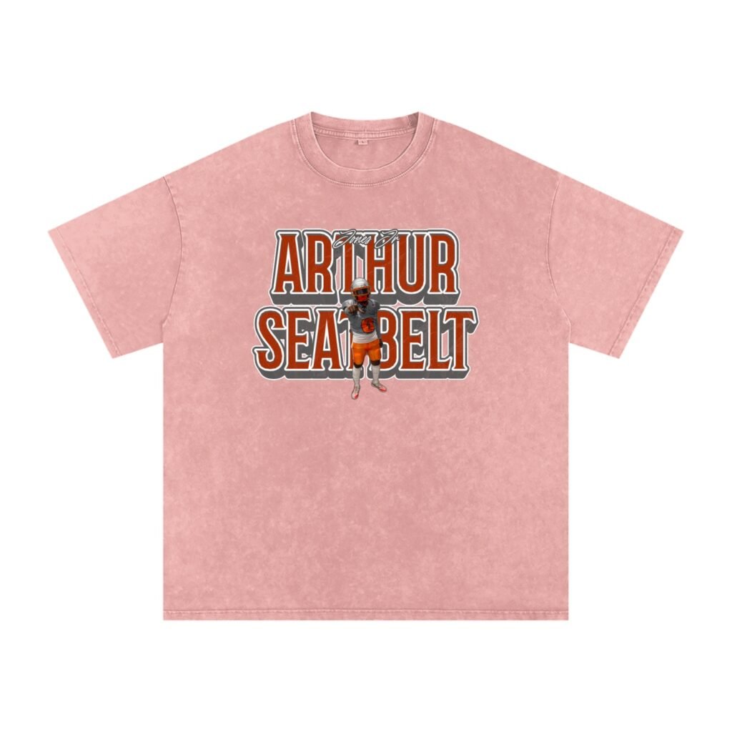 Arthur Seatbelt Jones Snow Washed Oversized TEE