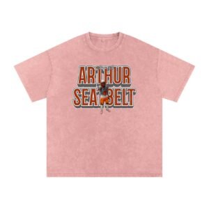 Arthur Seatbelt Jones Snow Washed Oversized TEE - Image 5
