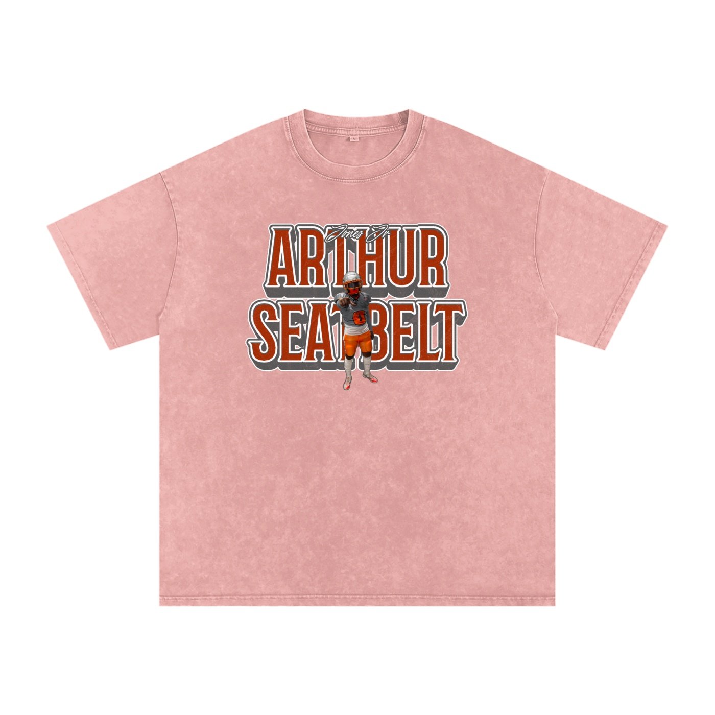 Arthur Seatbelt Jones  Snow Washed Oversized TEE - Image 5