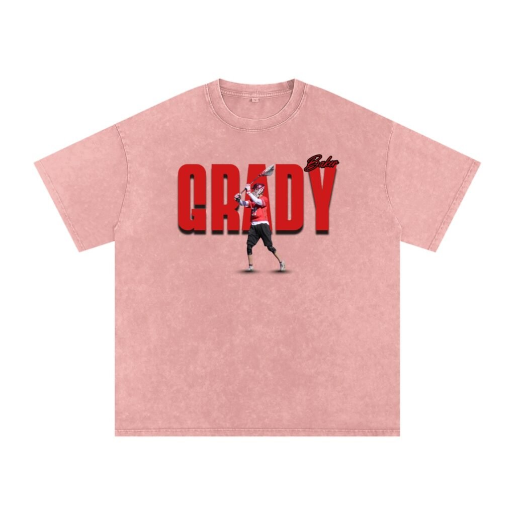 Grady Baker Snow Washed Oversized TEE