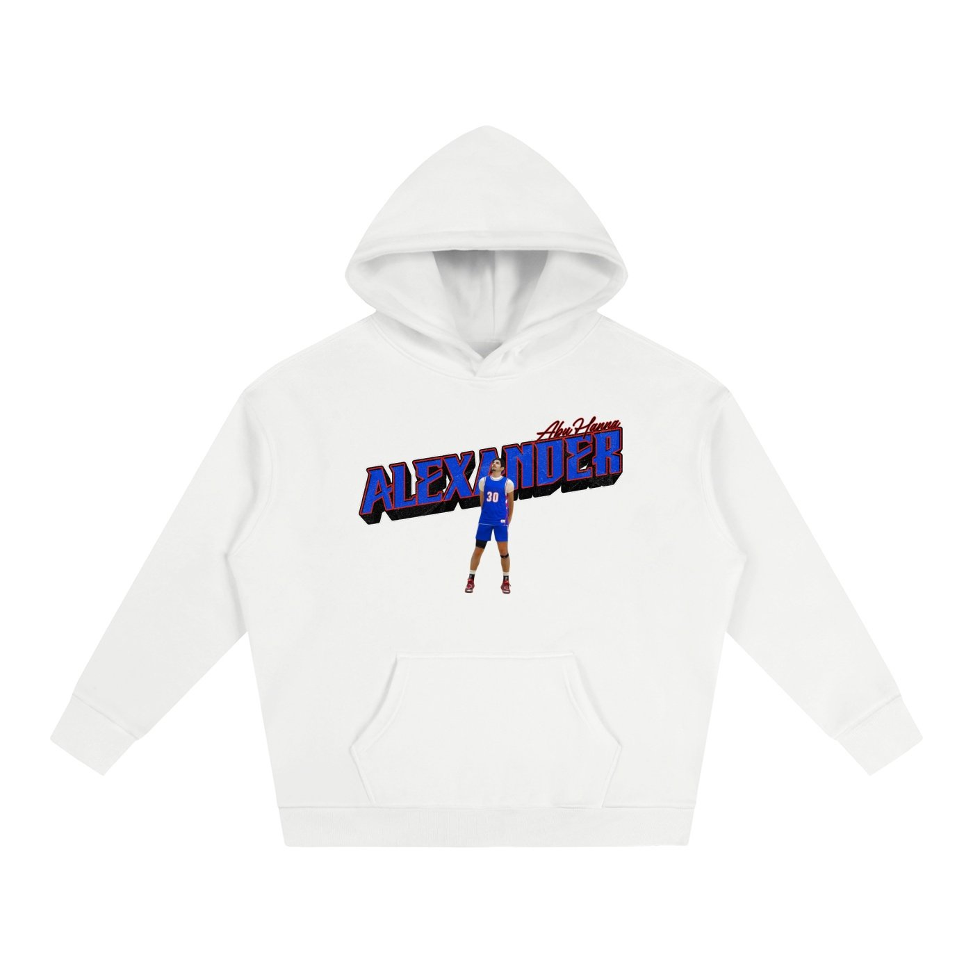 Alexander Abu Hanna Oversize Fleeced Hoodie - Image 2