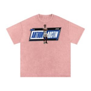 Anthony Austin Snow Washed Oversized TEE - Image 5