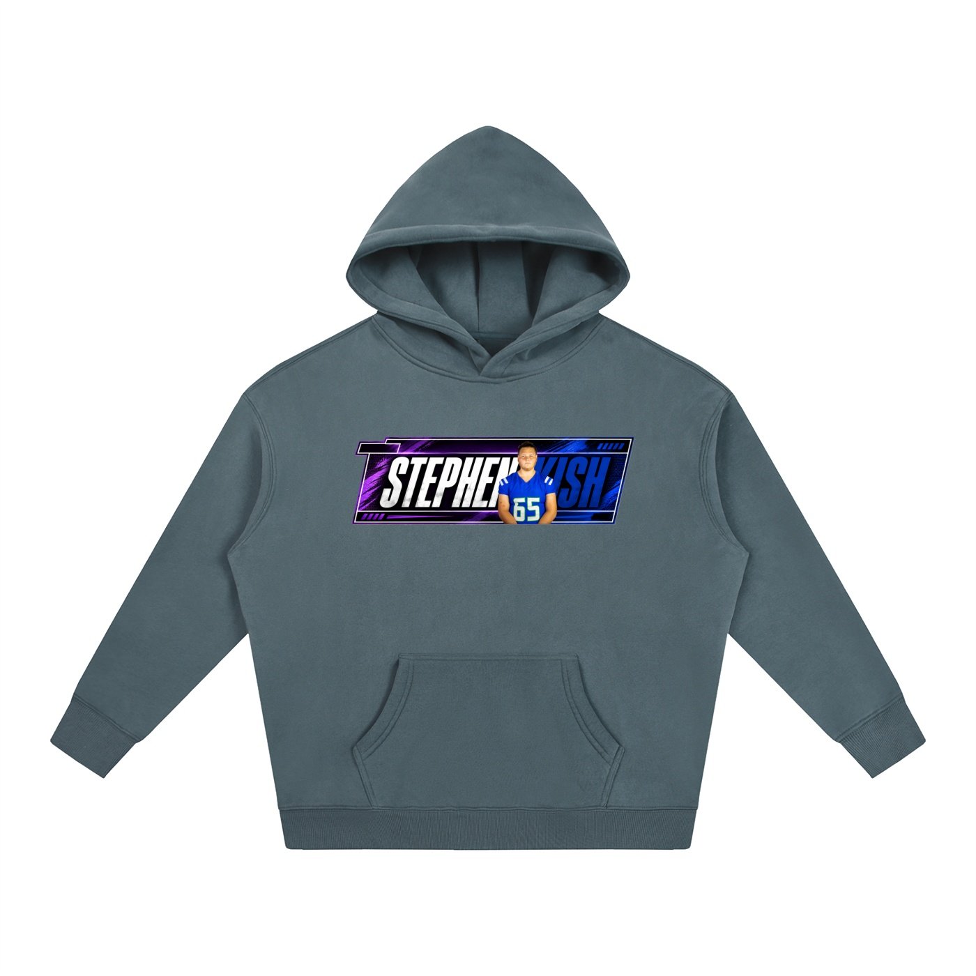 Stephen Kish Oversize Fleeced Hoodie - Image 4